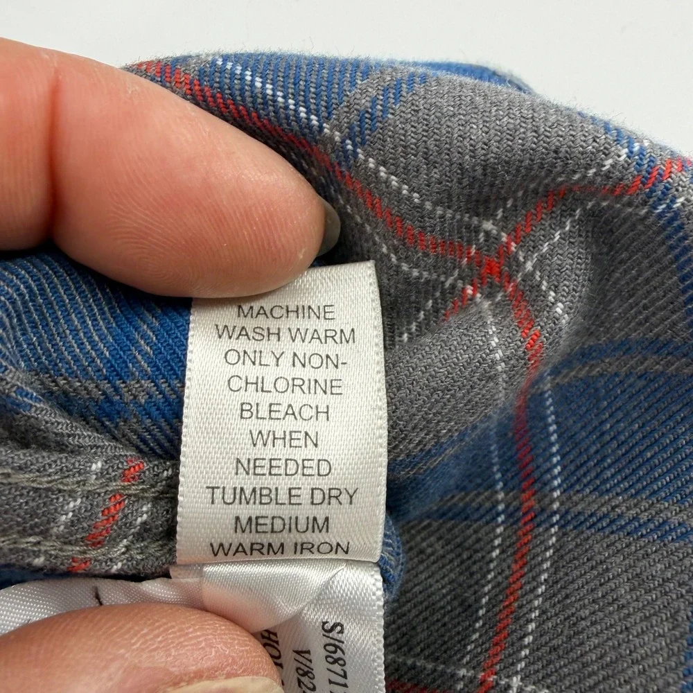 Banana Republic Tall XXL Plaid Flannel Button Down Shirt Men